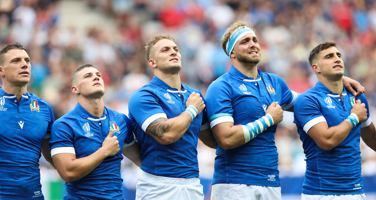 Rugby World Cup, fatta l’Italia che affronta gli All Blacks a Lione