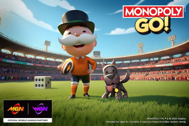 MonopolyGO! si unisce al Six Nations Rugby come primo partner di gioco per dispositivi mobili