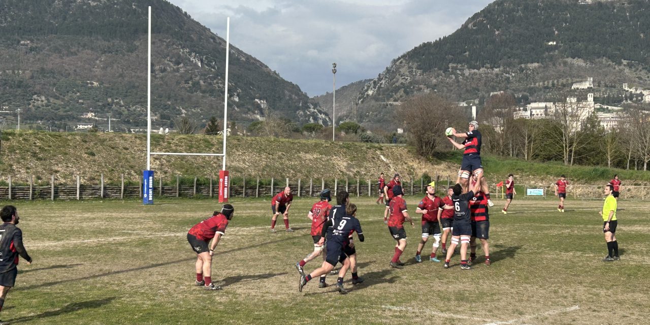 Rugby Gubbio: la Serie B vince in casa contro i Lions Livorno 39-10, Cadetta battuta a Falconara